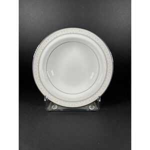 (2) Noritake Montvale Platinum Fruit Bowl 4807 Set Of Two New Embossed